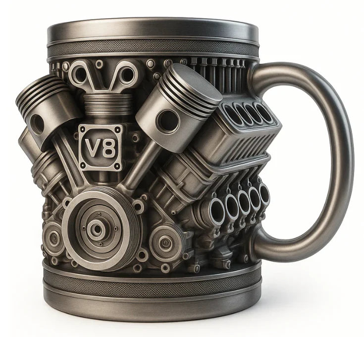 Turbo Brew - V8 Engine Mug